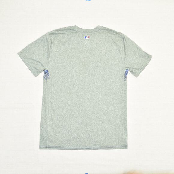 Nike Men T Shirt Short Sleeve Polyester Gray Size M Dri Fit Texas Rangers MLB - Picture 3 of 8